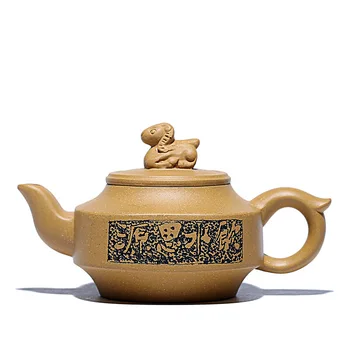 

150ml Yixing teapot undressed ore handmade pot purple caly kettle with gift box