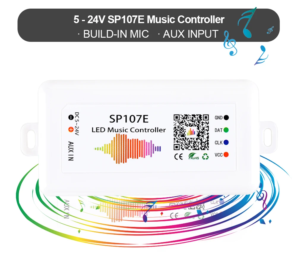 5-24 в контроллер мини 3Key RF 17Key 21Key Bluetooth музыкальный Wifi контроллер SP110E SP107E SP108E для светодиодной полосы пикселей ws2811 ws2812