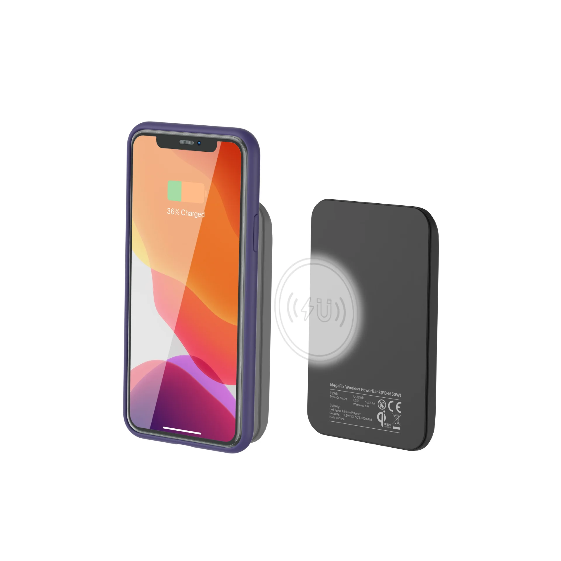 2020 5000mA magnets external batteries for iphone