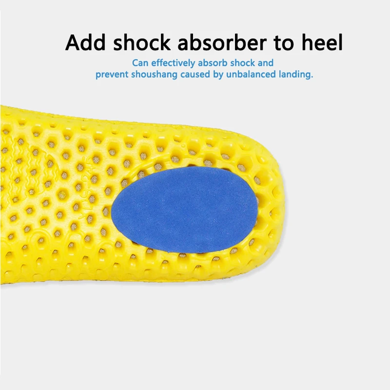 Memory Foam Sport Soft Running Arch Support Breathable shoes insole For Woman& Men