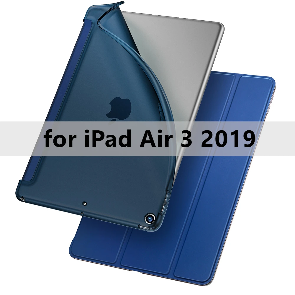 Blue Air 3 ESR чехол для iPad mini 5 Air 3 Air3 ультра тонкий кожаный резиновый, мягкий, из ТПУ чехол на магните для iPad 7 7th Gen 10,2 синий - Цвет: Blue Air 3