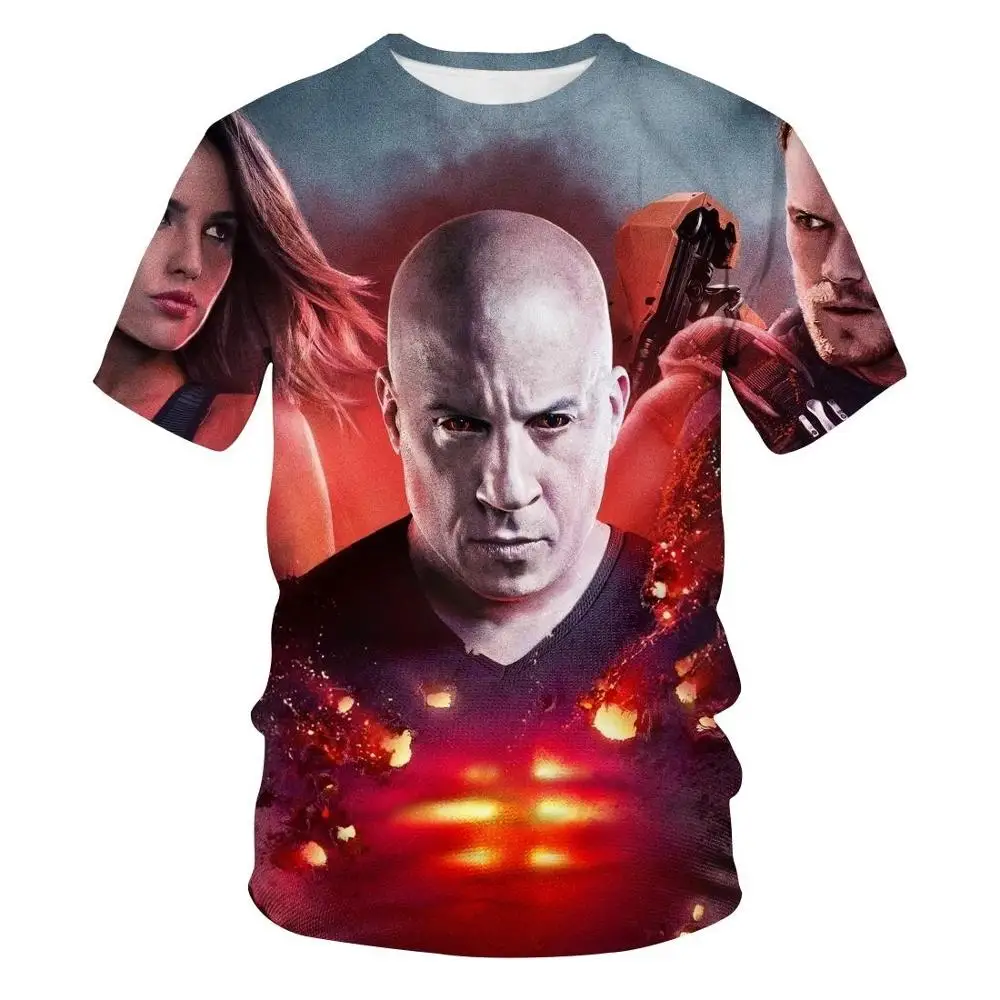 

Bloodshot T shirt O-neck Collar Bloodshot Movie 3D Print Tees Tops Short Sleeve Shirt T-shirt Harajuku Summer Fashion Tops