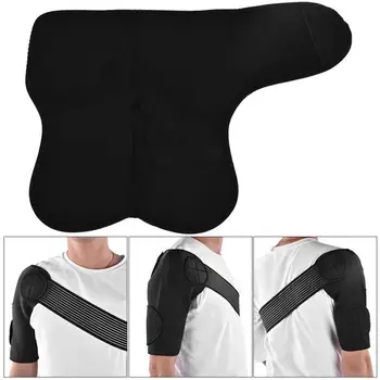 

Shoulder Braces Supports Belt Winter Man Sports Protector Pain Relief Single Shoulder Elastic Pad Brace Arm Protector