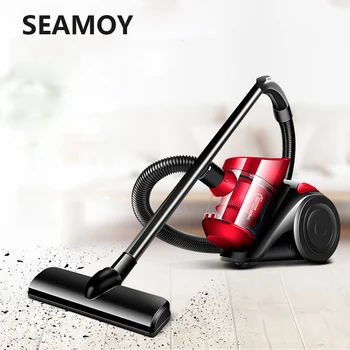 

Seamoy Rod Drag Vacuum Cleaner Handheld Electric Suction Sweeper Machine Carpet Dust Collector Catcher Aspirator Brush Duster EU