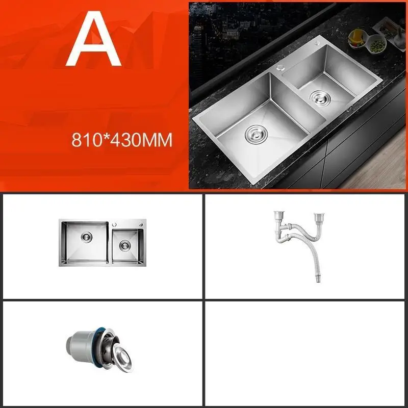 Version G Acero Inoxidable Gootsteen Waschbecken Umywalka Inox кухонный Lavabo Fregadero De Cocina Cuba Pia Cozinha мойка для овощей - Цвет: Version G