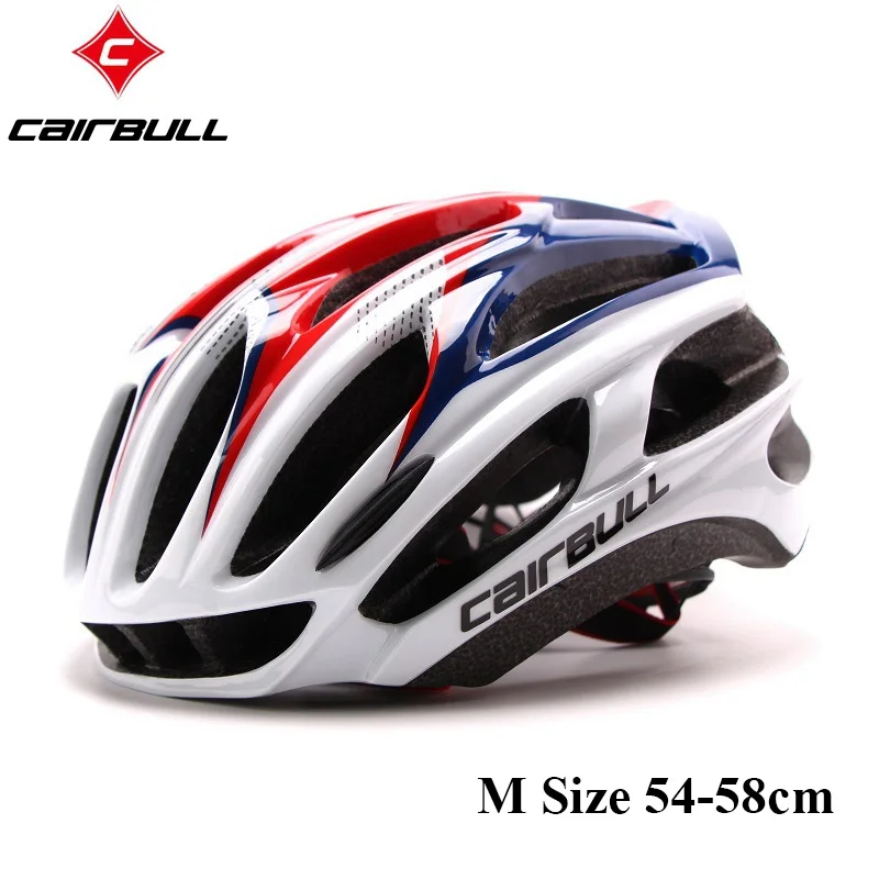 Cairbull MTB Helemt дорожный горный велосипедный шлем интегрально-литой мужской женский спортивный безопасный велосипедный шлем M/L - Цвет: BLUE RED M