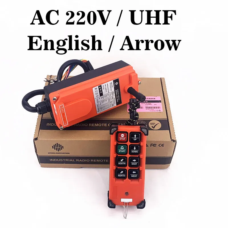 Livre o Navio Transmissor para Grua Industrial Uting Controle Remoto F21-e1b F21-e1 Grua Guindaste Elevador 1 Receptor Caminhão r 15 r F21-E1B r F21-E1 grua guindaste elevador