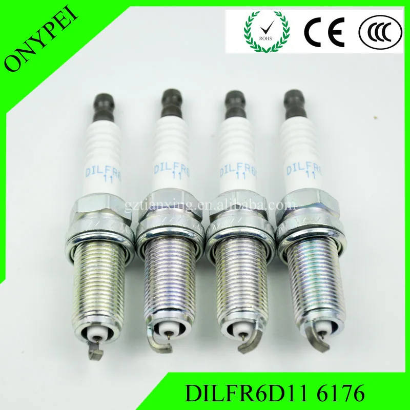 4x DILFR6D11 6176 Dual Iridium Свеча зажигания для TOYOTA CAMRY Highlander REIZ prado CROWN LAND CRUISER GS350 DILFR6D 11 11|plug