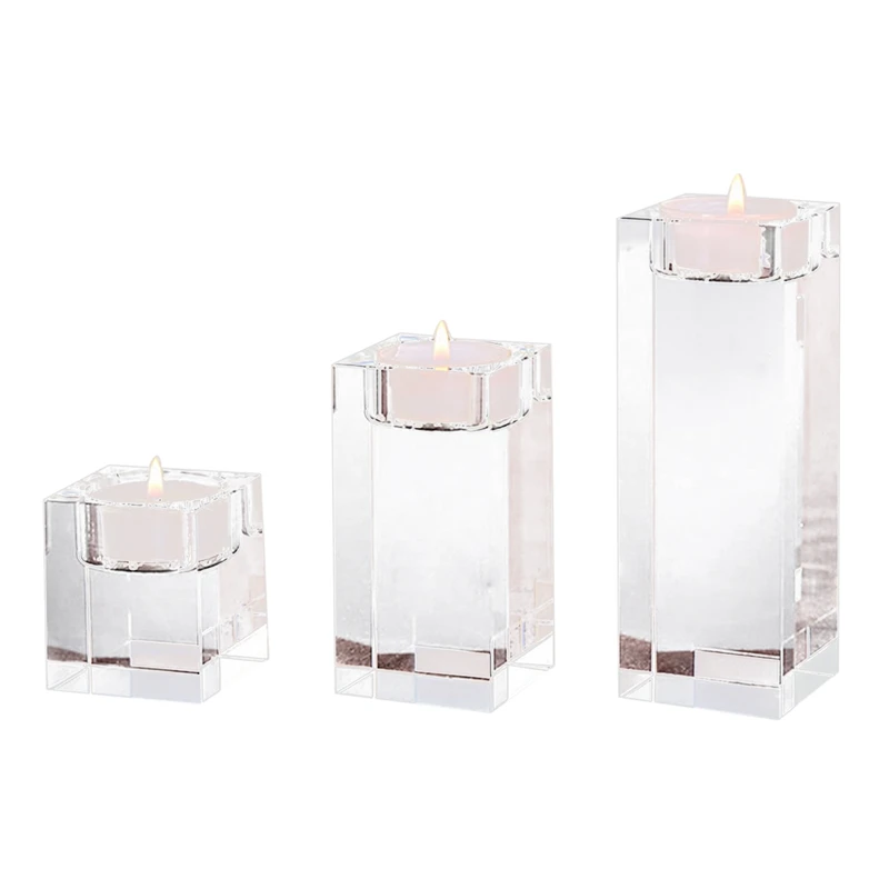 Модный религиозный Подсвечник Подсвечники Tealight Свадебные украшения центральные украшения бонусы 3 шт. в комплекте