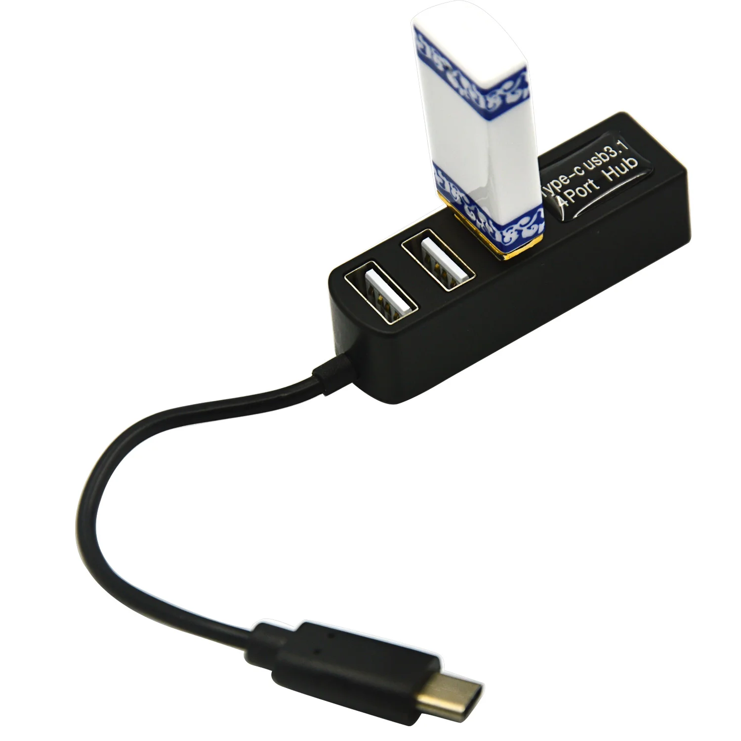 Vococal Тип мини с разъемами типа C и 4-Порты и разъёмы USB 3,0 концентратор USB 3,1 разветвитель адаптер для ПК Apple MacBook Mac Book 12 дюймов гаджеты аксессуары