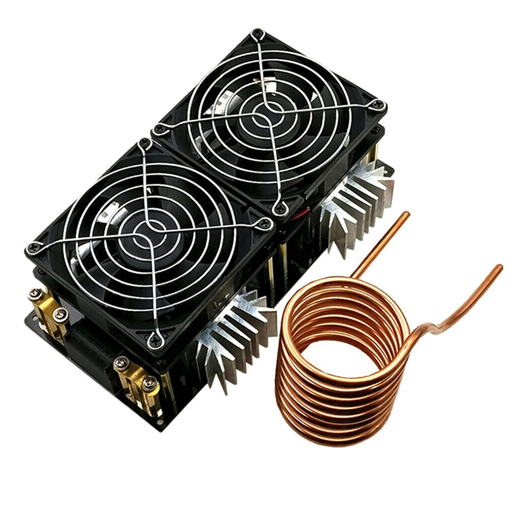  Heizung Modul 50A 12-48V DC High Power DIY Niedrigen Spannung PCB ZVS Mit Spule 2000W Holzbearbeitu