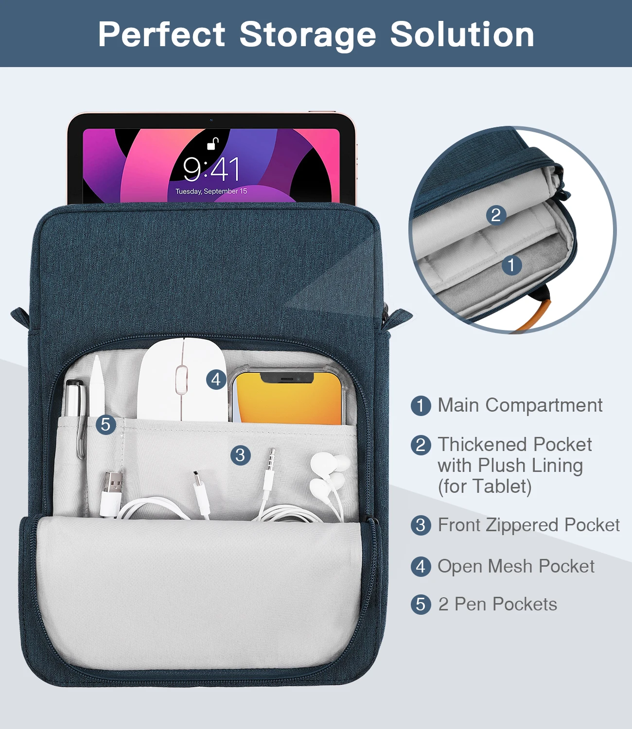 Tablet Manga, Handle Bag, Galaxy Tab S6