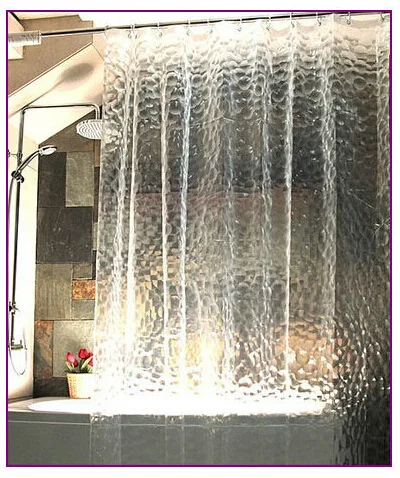 Новая пластиковая 3d водостойкая занавеска для душа PEVA, прозрачная белая сексуальная прозрачная занавеска для ванной, роскошная занавеска для ванной с 12 крючками