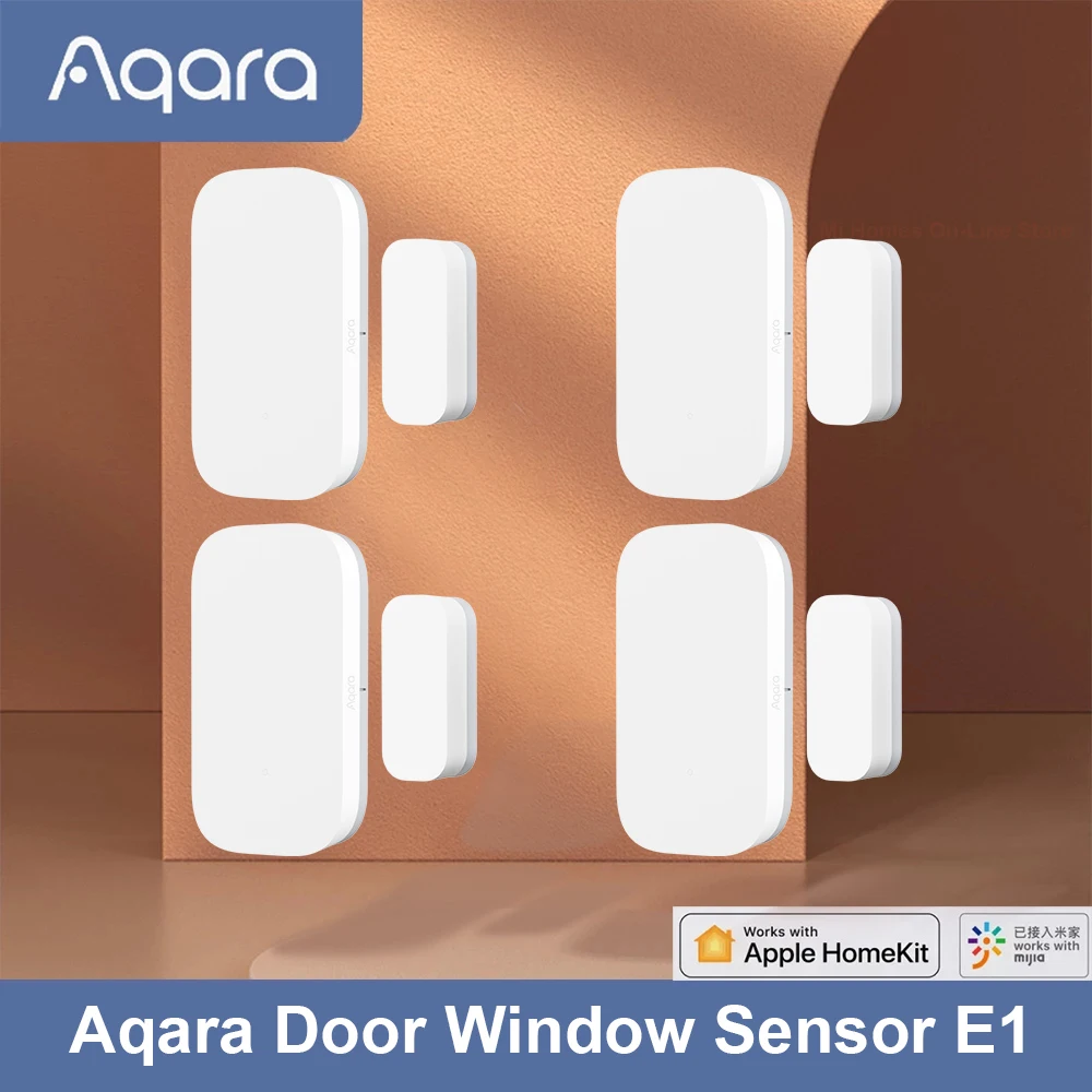 Датчик открытия окон и дверей Aqara E1 Zigbee дистанционное управление через