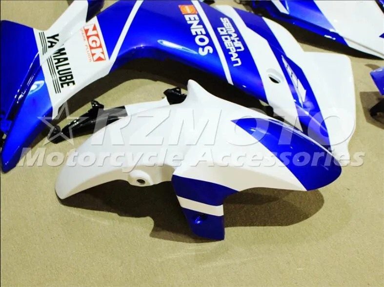 4 подарки стиль ABS литьевая форма мотоцикл Обтекатели подходит для YAMAHA R3 R25- 15-19 Кузов Набор Синий белый Холодный