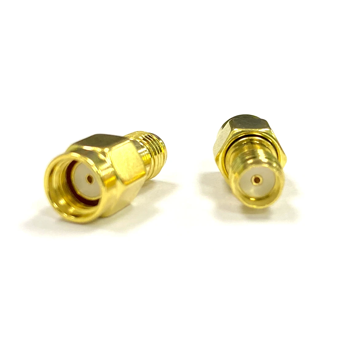 

1pc RP-SMA Male Plug Inner Hole To SMA Female Jack RF Coax Adapter Convertor Straight Goldplated NEW Wholesale