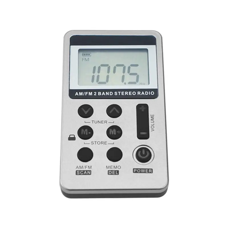 NEW-1pc Портативный DC 5V Мини карманный двойное радио FM/AM цифровой приемник с usb-кабелем для наушников