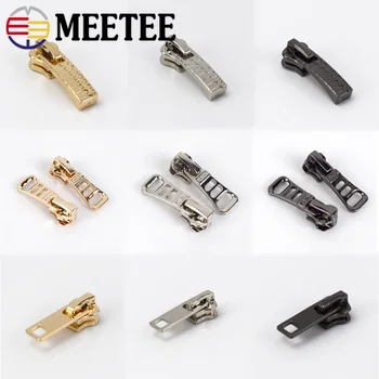 

10pcs 5# High-grade Metal Zipper Head Zipper Slider Fixer Repair Pull Tabs Instant Kit Pant Replacement DIY Sewing Accessories