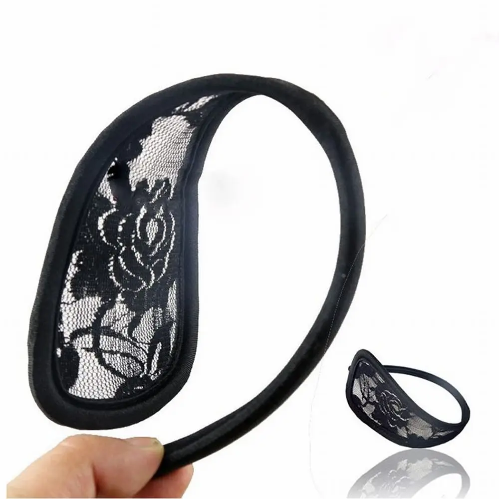 

Womens Sexy Invisible Underwear Hollow Out C-String Shaped Thong Lace Bamboo Material Sexy Underwear