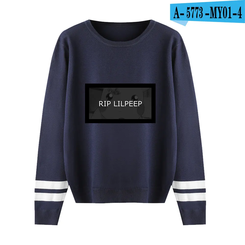 navyblue Lil Открытый свитер для мужчин/женщин Aikooki новая распродажа Модный классический свитер Харадзюку lil открытый популярный свитер Повседневный Топ - Цвет: navyblue