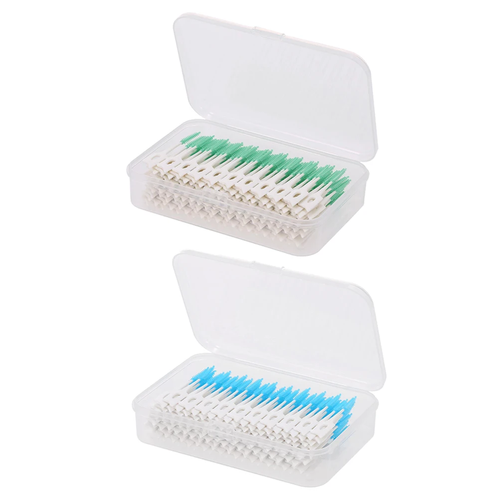 160Pcs Interdental Brushes Soft Dental Picks Refill Dental Easy Flosser