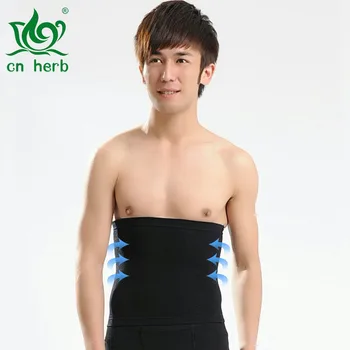 

Cn Herb Black men's body shaping belt, abdomen body shaping belt, and men's waist, waist and beer belly shaping belt
