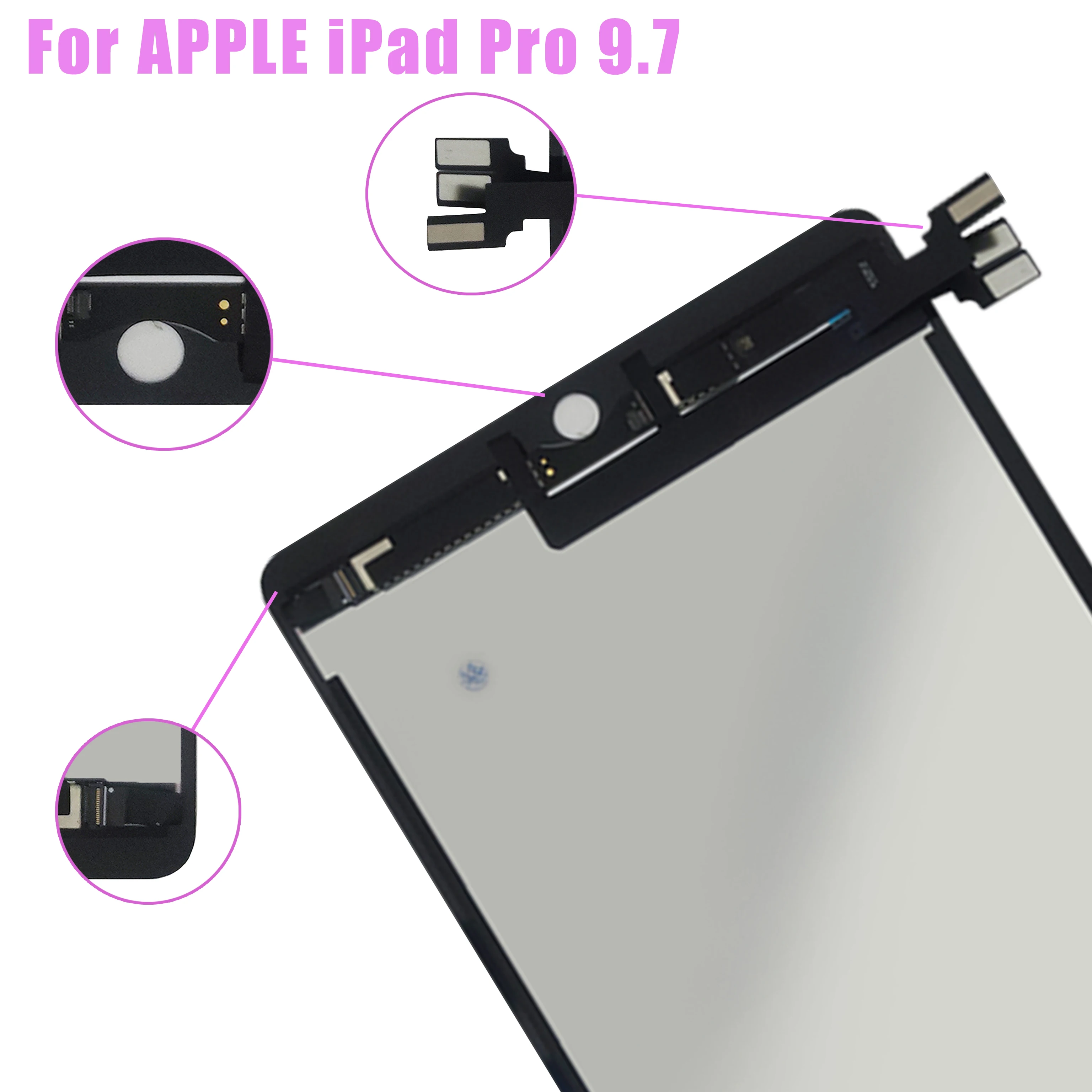LCD Assembly With Digitizer Compatible For iPad Pro 9.7 (A1673 / 1674