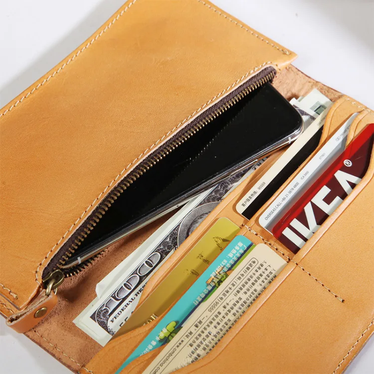 New Handmade Head Wallet Long Wallet Women's Hand Bag