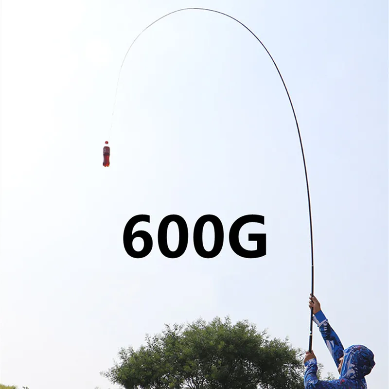 텔레스코픽 초경량 하드 탄소 담수 낚싯대, 스트림 로드, 3.6m, 3.9m, 4.5m, 5.4m, 6.3m, 7.2m, 8m, 9m, 10m