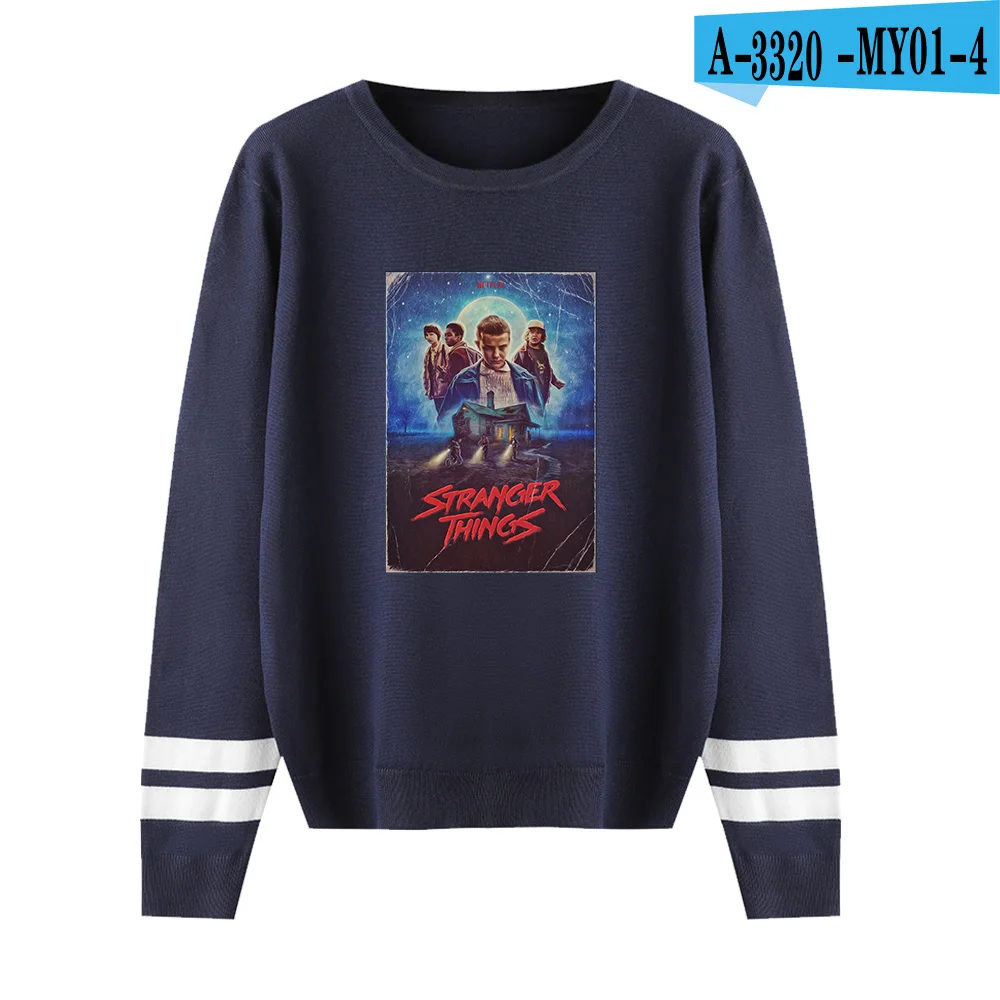 navyblue Необычные вещи монолитная Толстовка для мужчин/женщин осень зима новая распродажа модный принт длинный рукав теплый повседневный вязаный Повседневный свитер Топы - Цвет: navyblue