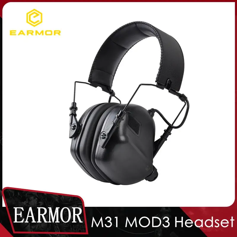 EARMOR M31-MOD3, электронные наушники с шумоподавлением, спортивные наушники, тактические наушники с водной бомбой