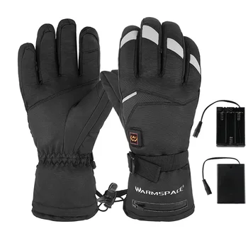 

Outdoor Winter Electric Thermal Gloves Waterproof USB Heated Gloves Battery Powered Touch Screen Ski Cycling Snow Mitten Glove