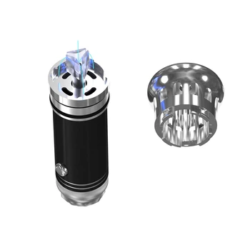 Car air purifier ionizer air cleaner car ionic air freshener and odor eliminator remove cigarettes smoke smell(black)