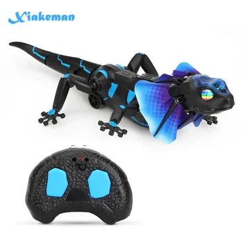 

Remote Control Lizard Infrared Reaction Band Sound Effect Animal Remote Control Children's Toy Funny Pet Toy Birthday Gift