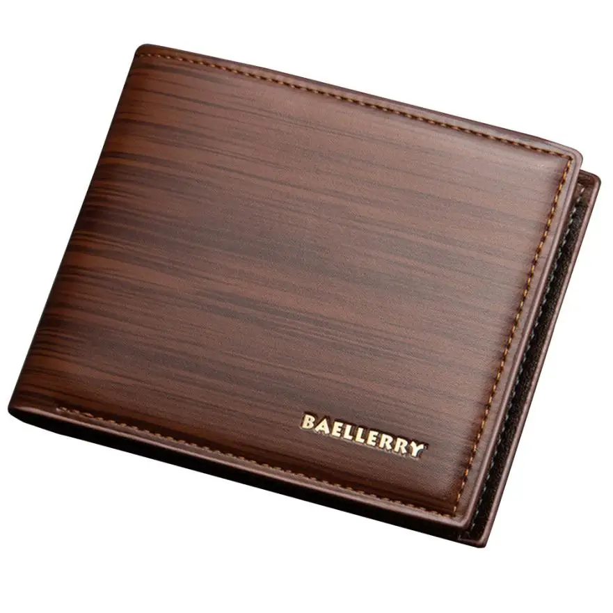 

Maison Wallet Men Casual Billfold Solid Card Holder Carteira Leather ID Card Holder men wallets coin pocket men wallets 1.30