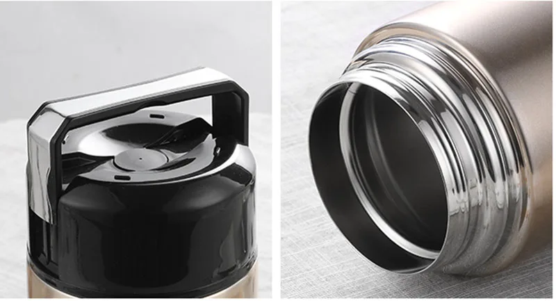 Lunch box Insulated Barrel Insulation Pot Beaker Clam Pot 304 Stainless Steel Thermal Insulation Portable Vaccum Flasks Box
