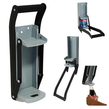 

1PC Go Swing Durable 16oz Beer Can Crusher Wall Mounted Hand Push Soda Cans Bottle Opener Iron Bottle Crushing Recycling Tool