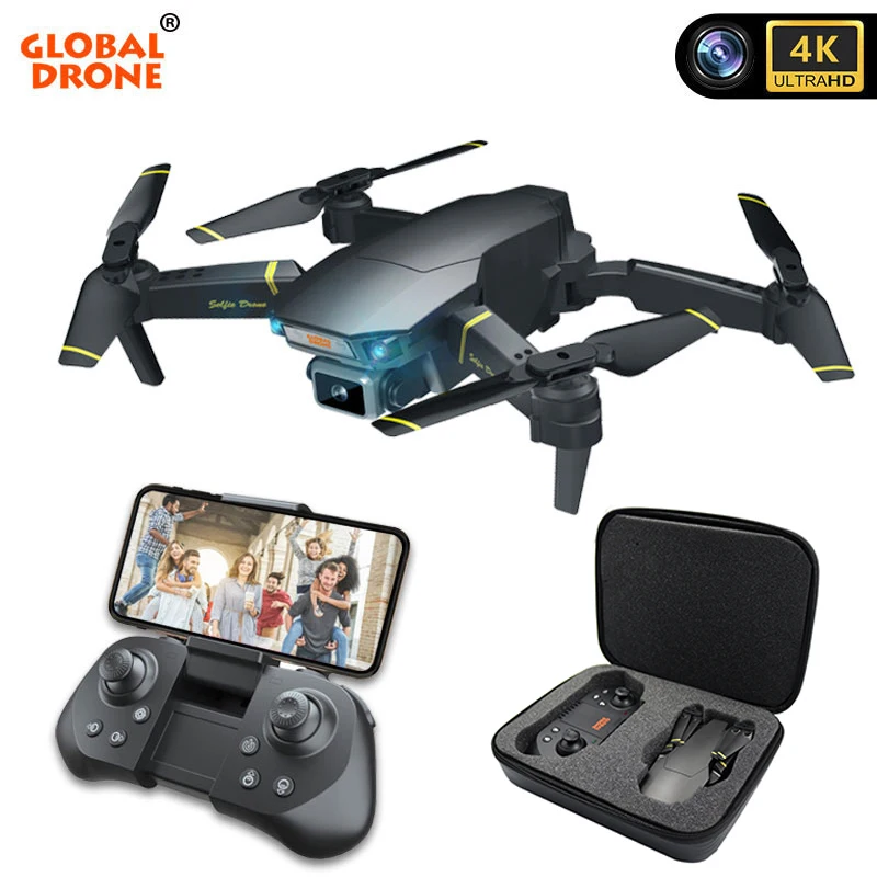 Глобальный Дрон GD89 4K Квадрокоптер Радиоуправляемый вертолет WIFI FPV складной