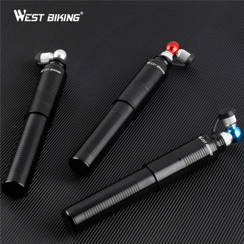 WEST BIKING Bicycle Pump Mini Portable Aluminum Alloy Bike Air Pump Tire Lever Patch Repair Tools Set Cycling Inflator Hand Pump WEST BIKING Bicycle Pump Mini Portable Aluminum Alloy Bike Air Pump Tire Lever Patch Repair Tools Set Cycling Inflator Hand Pump