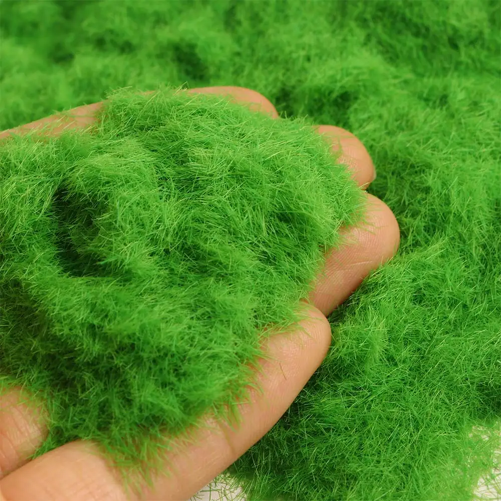 How to Make Moss  Two ways of Making Artificial Grass for Crafts 