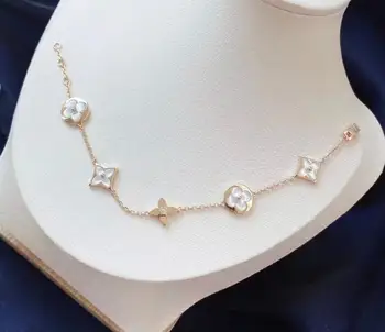 

Classic hot 925 sterling silver bracelet; rose gold. female. romantic. sweet
