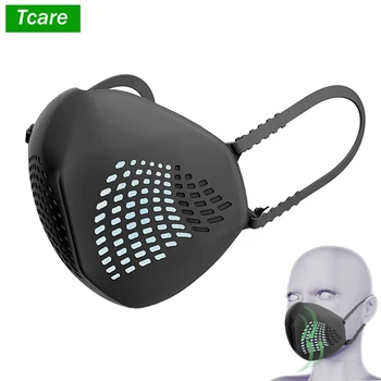 

Tcare Silicone Mask Unisex PM2.5 Protective Face Mask Adult Anti-dust Masks Replaceable Filter Mouth Dust Mask
