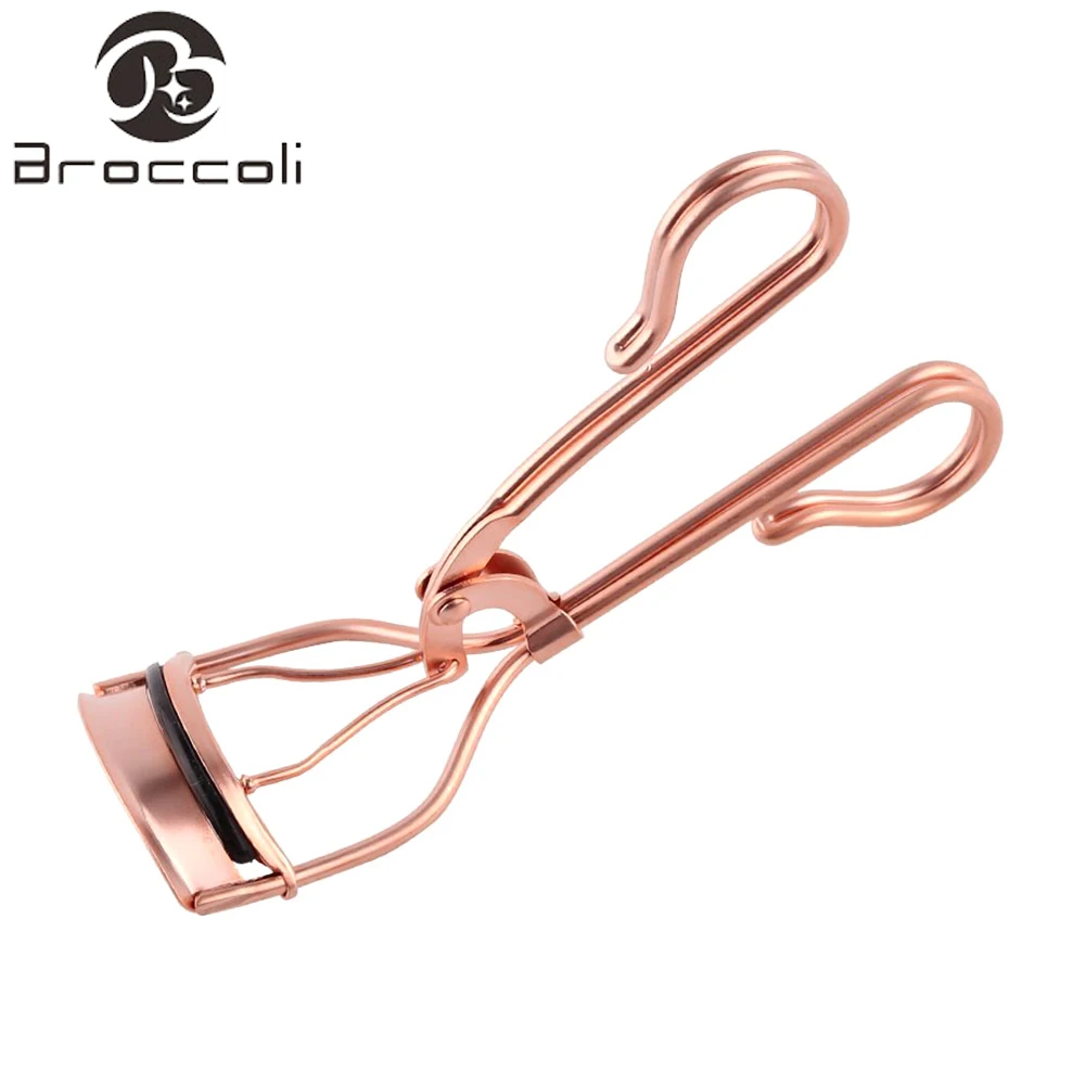 

Broccoli Professional Rose Gold Eyelash Curler Eye lashes Curling Clip Eyelash Cosmetic Makeup Tools Accessories Eyelash Curler