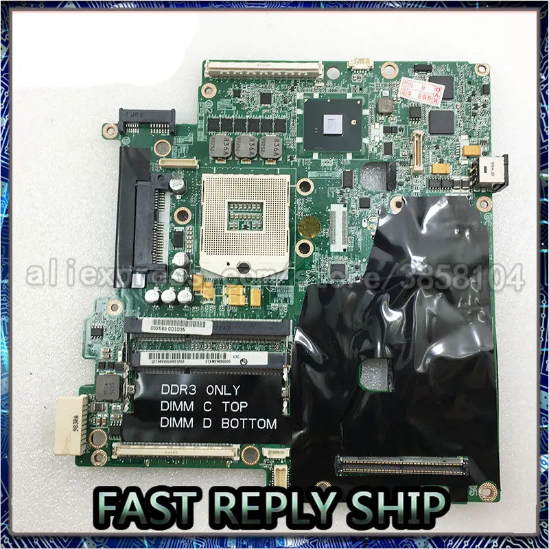 Материнская плата M6500 для ноутбука DELL motherbard CN 0YN4HK YN4HK 100% полностью