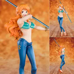 17 см Nami one piece фигурка игрушки кукла Рождественский подарок с коробкой