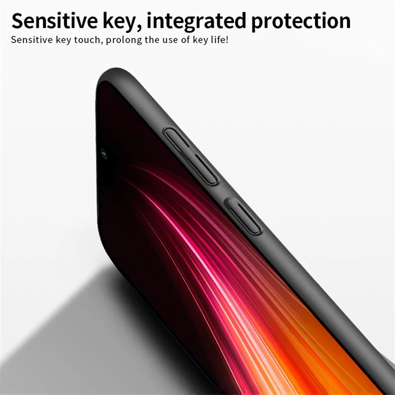 Redmi Note 8 чехол для Xiaomi Redmi Note 8 стильный Гладкий ультратонкий PC матовый чехол для телефона для Xiaomi Redmi Note 8 чехол