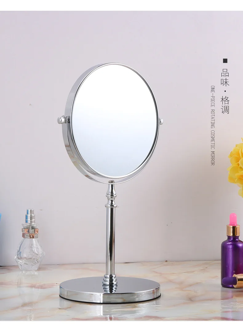 Manufacturers Customizable Desktop Double-Sided Makeup Mirror 678-Inch European Style High-definition 3 Times Amplifier Beauty P
