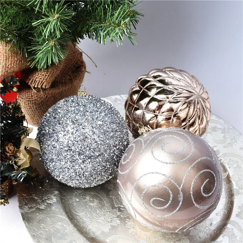 Christmas window decoration pendant Christmas tree 12CM Christmas ball mall hotel layout ornaments