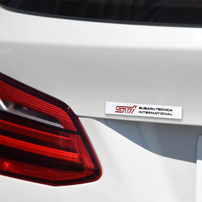 2 шт. 3D автомобильный Стайлинг отличный металл STI эмблема значок наклейка для Subaru XV Legacy Forester Impreza STI WRX автомобильные аксессуары
