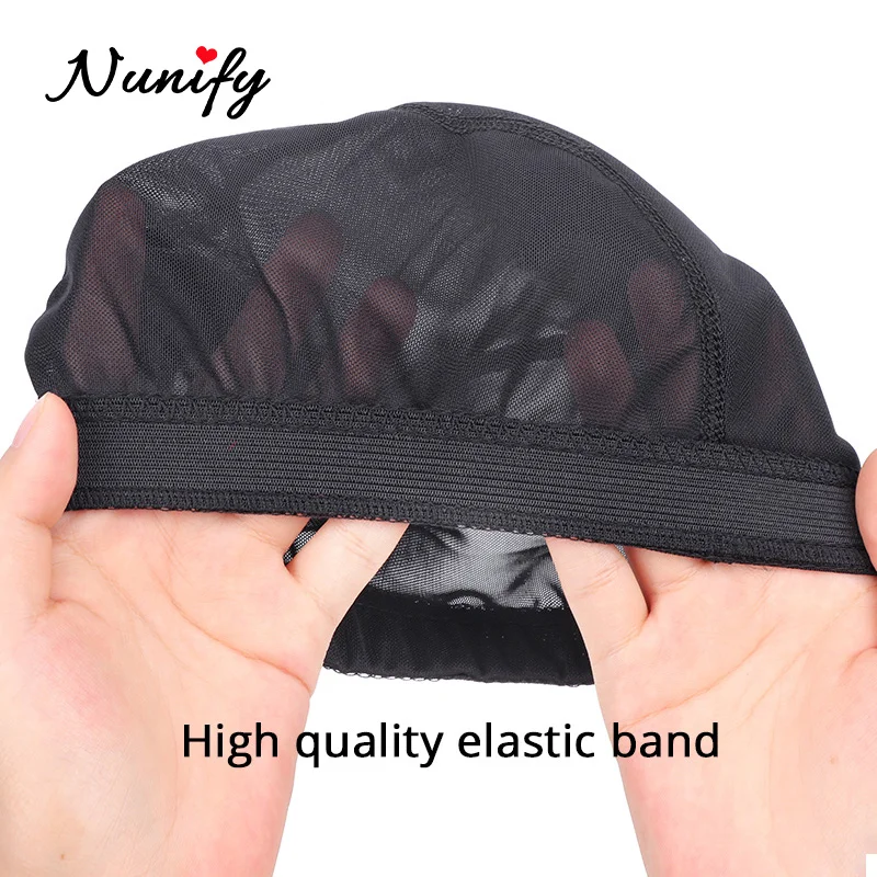 Сетчатая купольная шапочка для парика Nunify S/M/L из спандекса легкое Пришивание